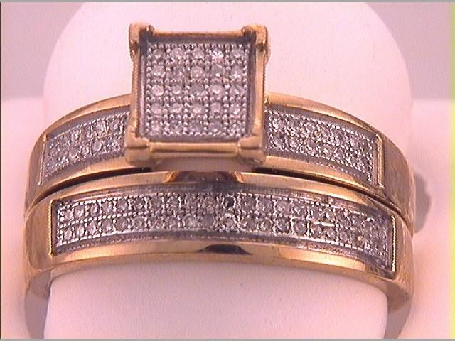 1/3CT-DIA MICRO-PAVE BRIDAL SET