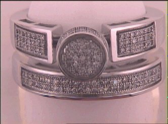 1/2CT-DIA MICRO-PAVE BRIDAL RING