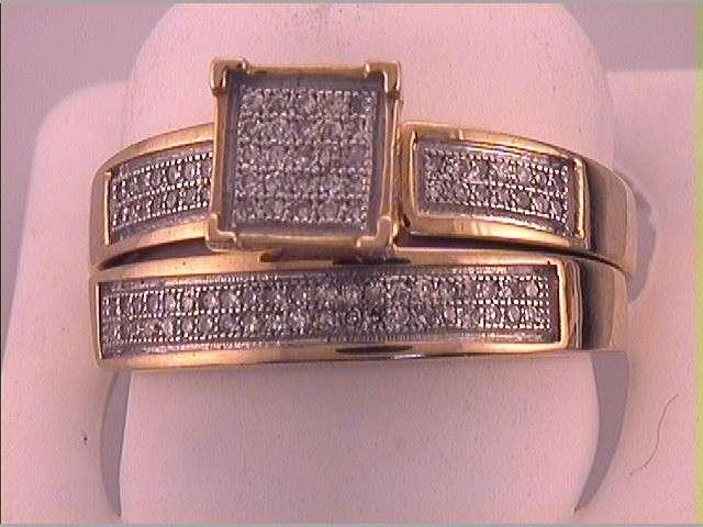 1/3CT-DIA MICRO-PAVE BRIDAL RING