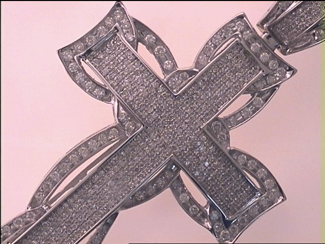 2 5/8CT-DIA MICRO-PAVE CHARM