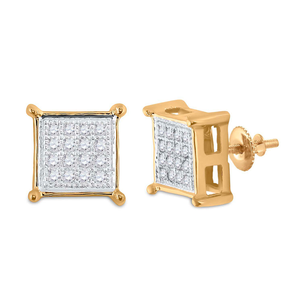 1/10CT-DIA EARRING