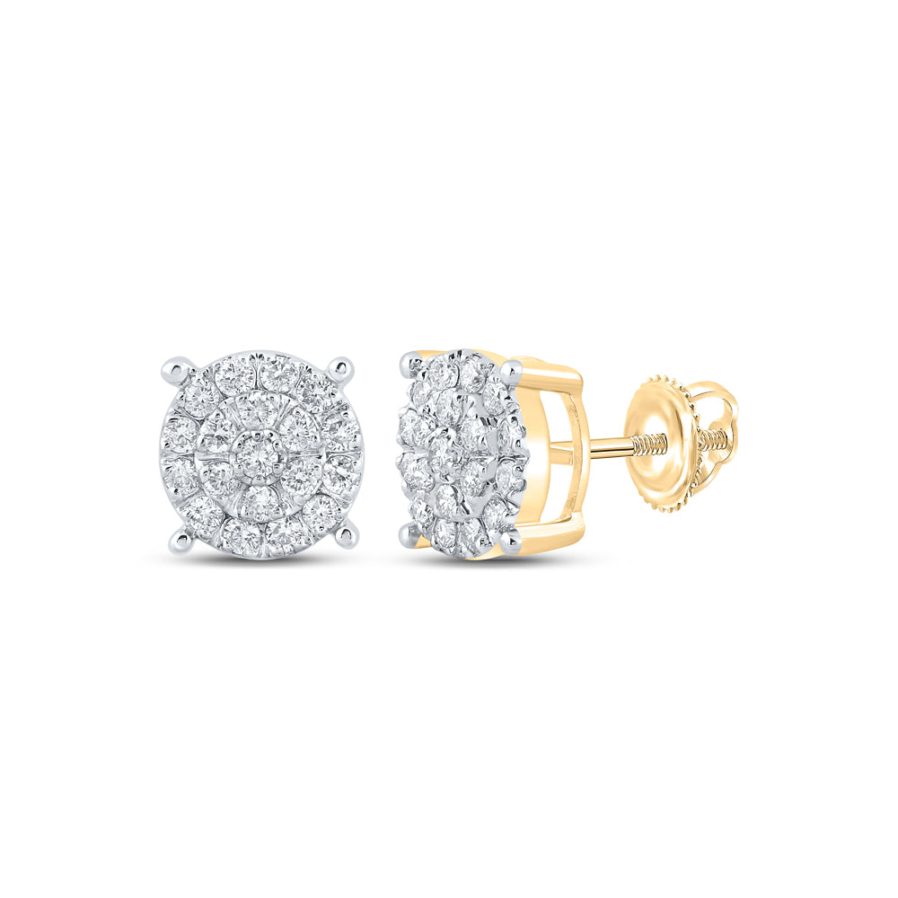 5/8CT-DIA CN ROUND EARRING