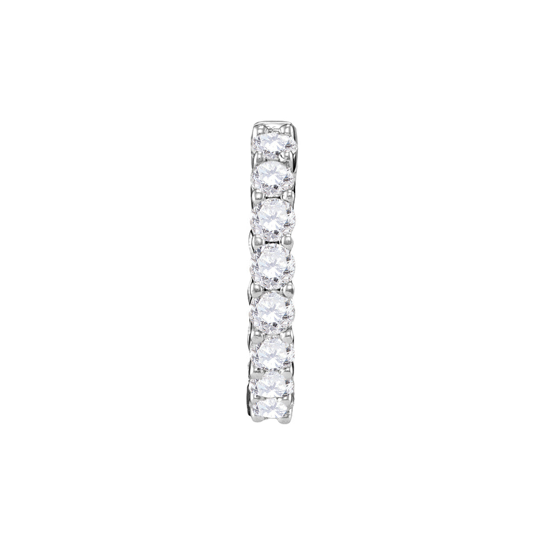 3 5/8CTW-DIA FASHION HIGH HOOPS EARRING