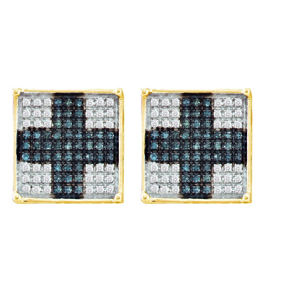 1/2CTW-DIA MICRO-PAVE EARRING