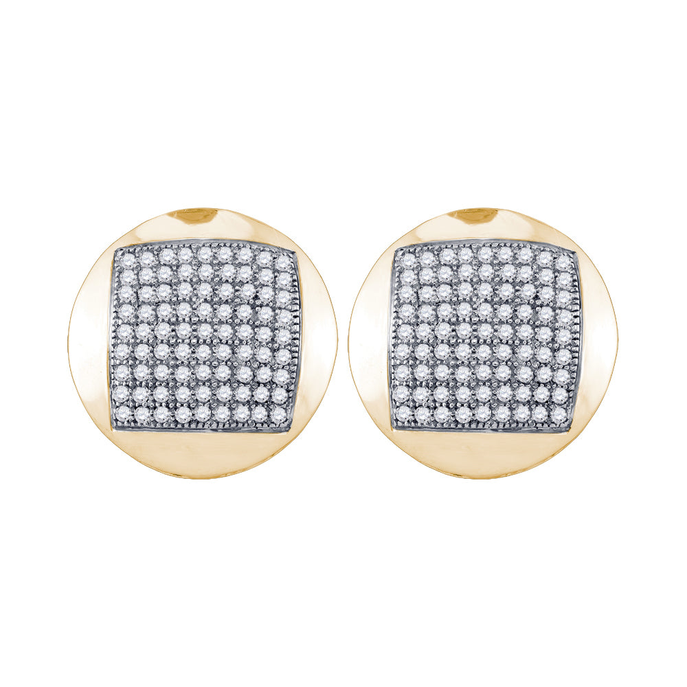 1/2CT-DIA MICRO-PAVE EARRING