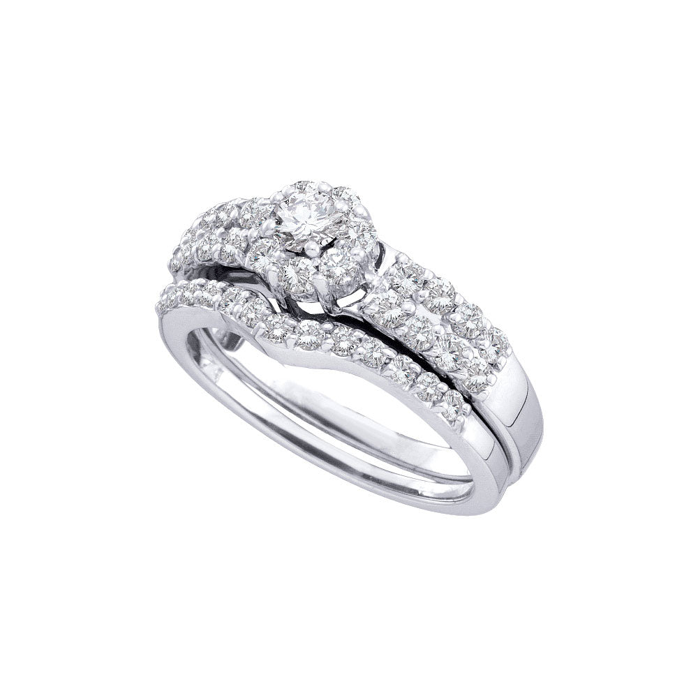 1 CT-DIA RD-CENTER BRIDAL RING
