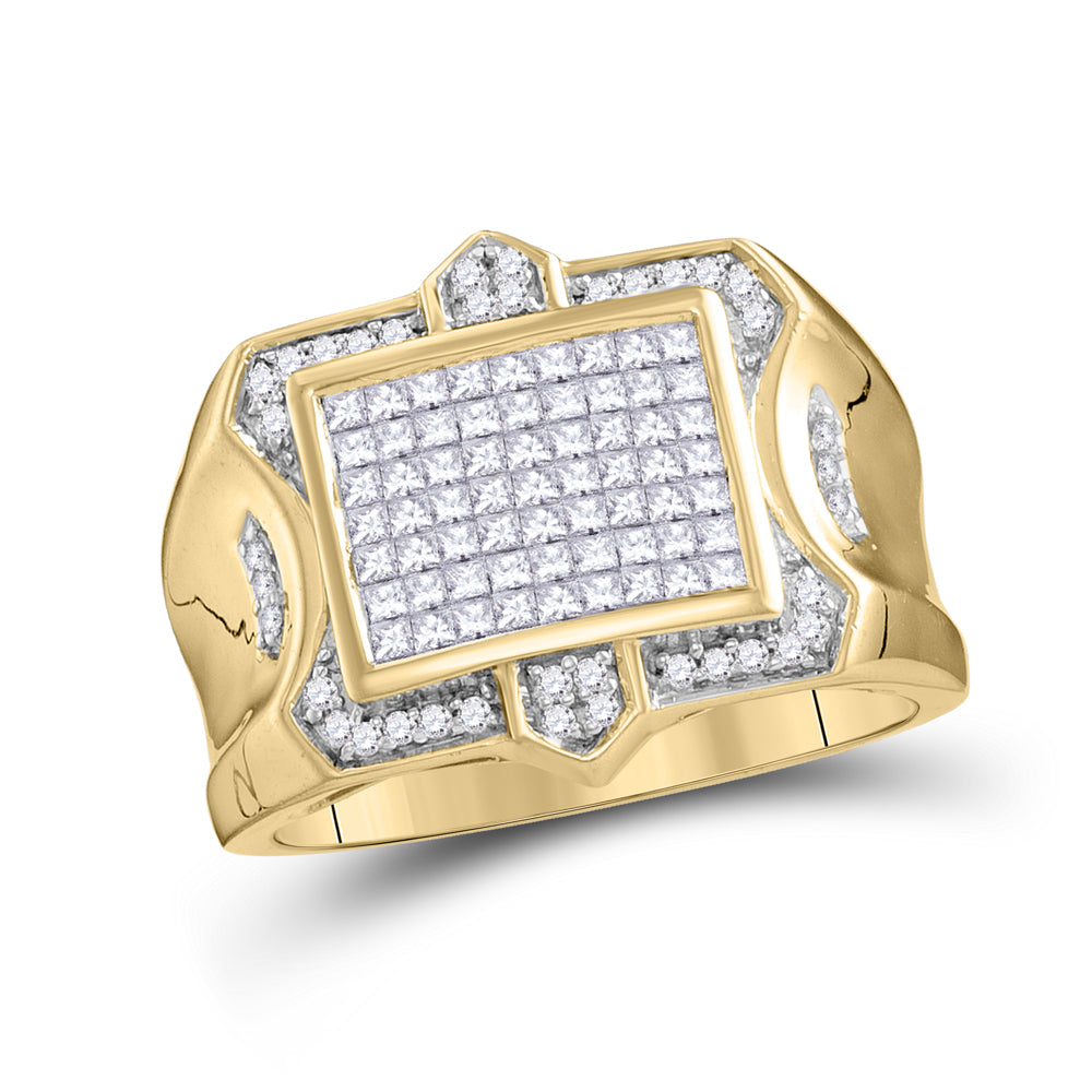 1 Cttw-DIA MENS RING