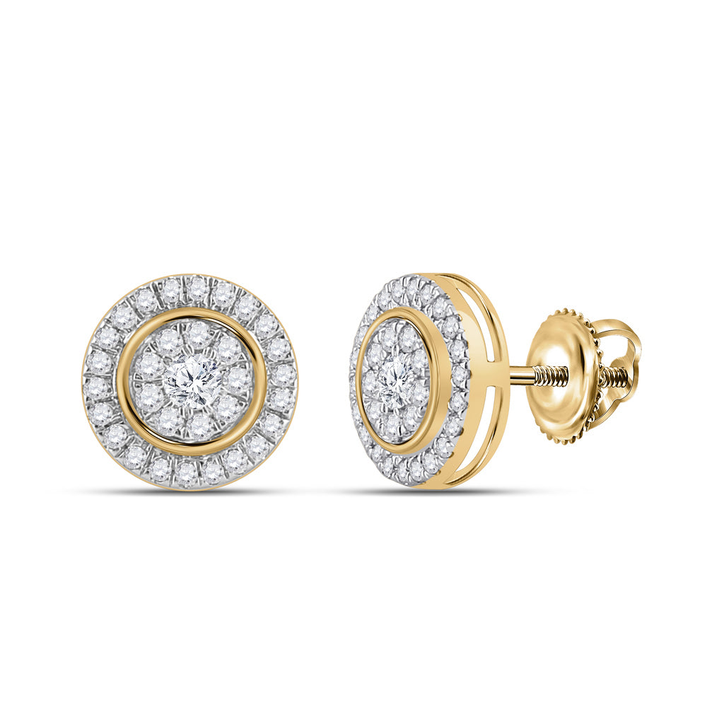 1/2CTW-DIA ANA M ROUND EARRING