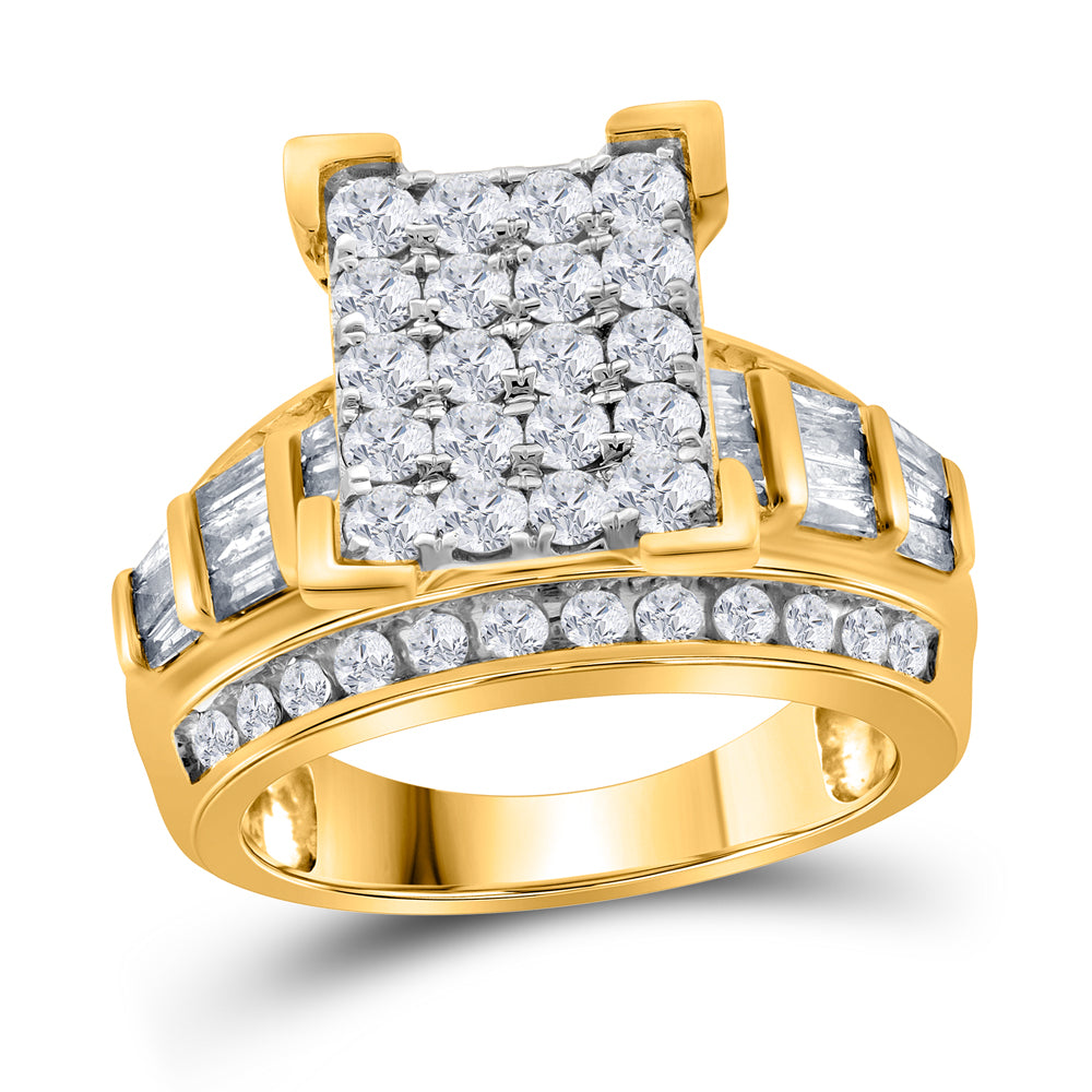 2 Cttw-DIA Womens FASHION RING