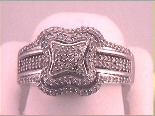 1/2CT-DIA CLUSTER RING
