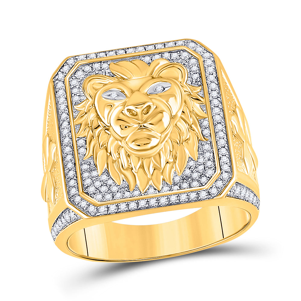 5/8CTW-DIA P1P2 MENS RING