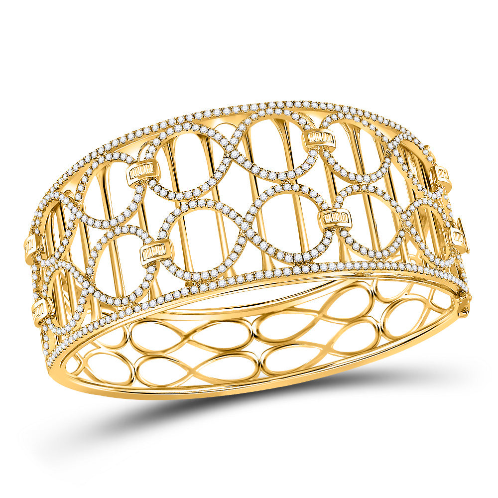4 CTW-DIA ANA M FASHION BANGLE (50X60 MM)
