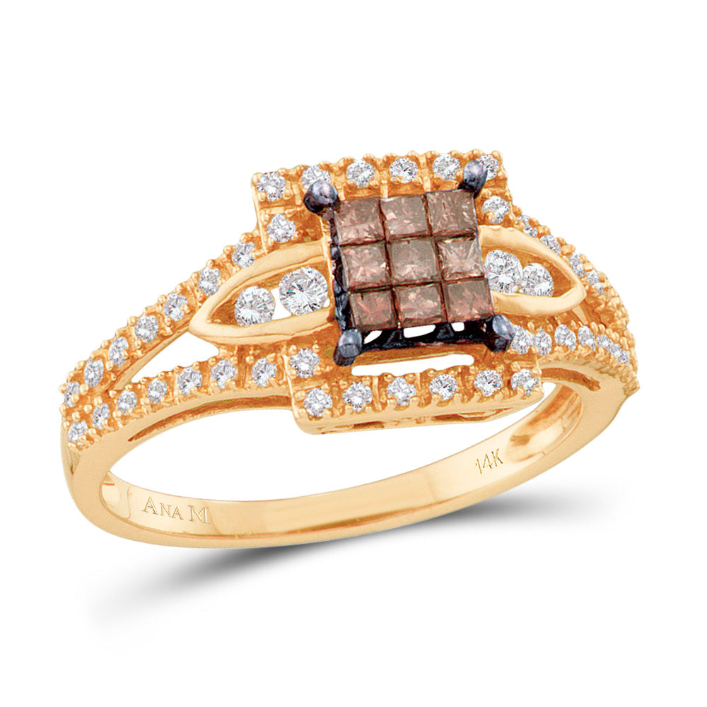 1/2CT-DIA BLACK INVISIBLE RING