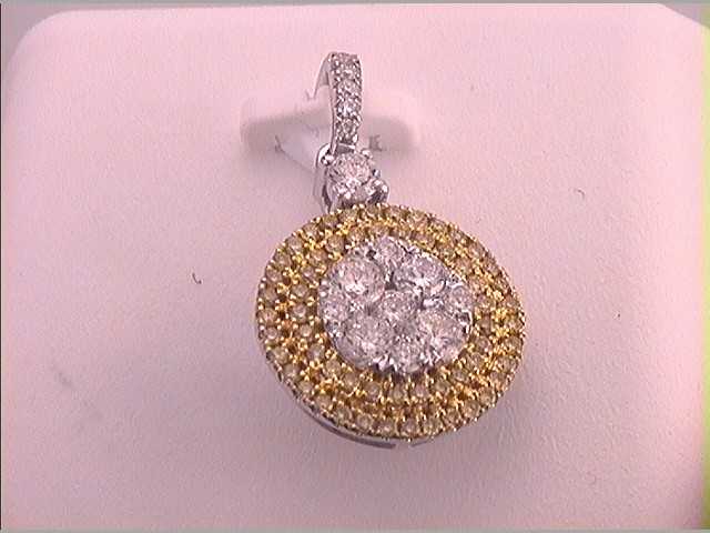 3/4CTW-DIA GIFT YELLOW DIAMOND PENDANT
