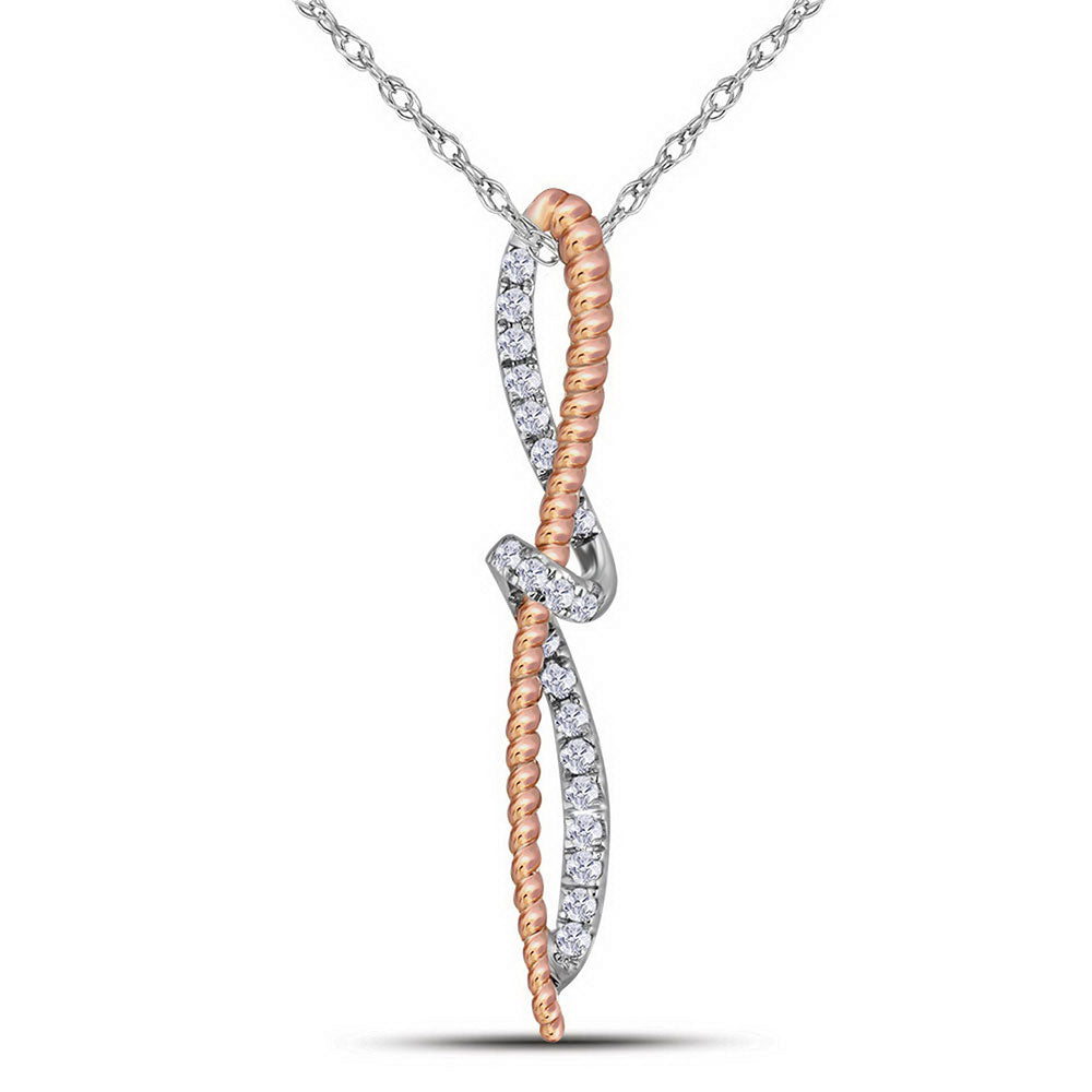 1/6CT-DIA PENDANT