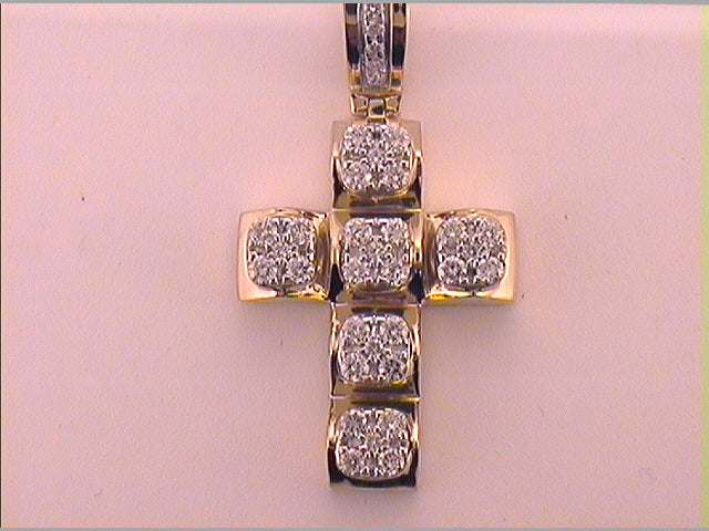 1 CT-DIA CN CROSS MENS CHARM