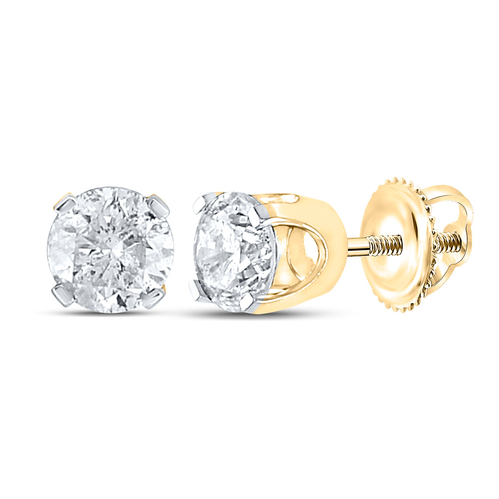 1 3/8CT DIAMOND ROUND STUD (PLATINUM+)