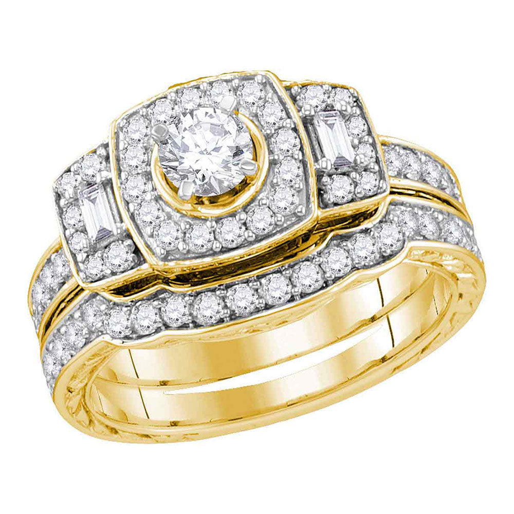 1-CTW-DIA 1/3CT BRIDAL RING CERTIFIED