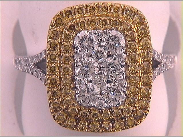 1 1/2CTW-DIA GIFT YELLOW DIAMOND RING
