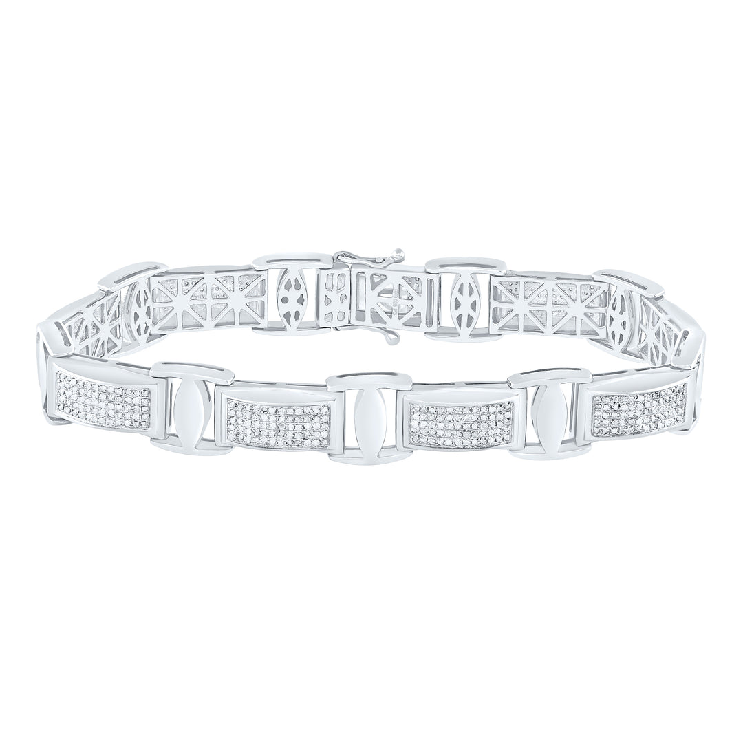 1 5/8CT-DIA MICRO-PAVE BRACELET