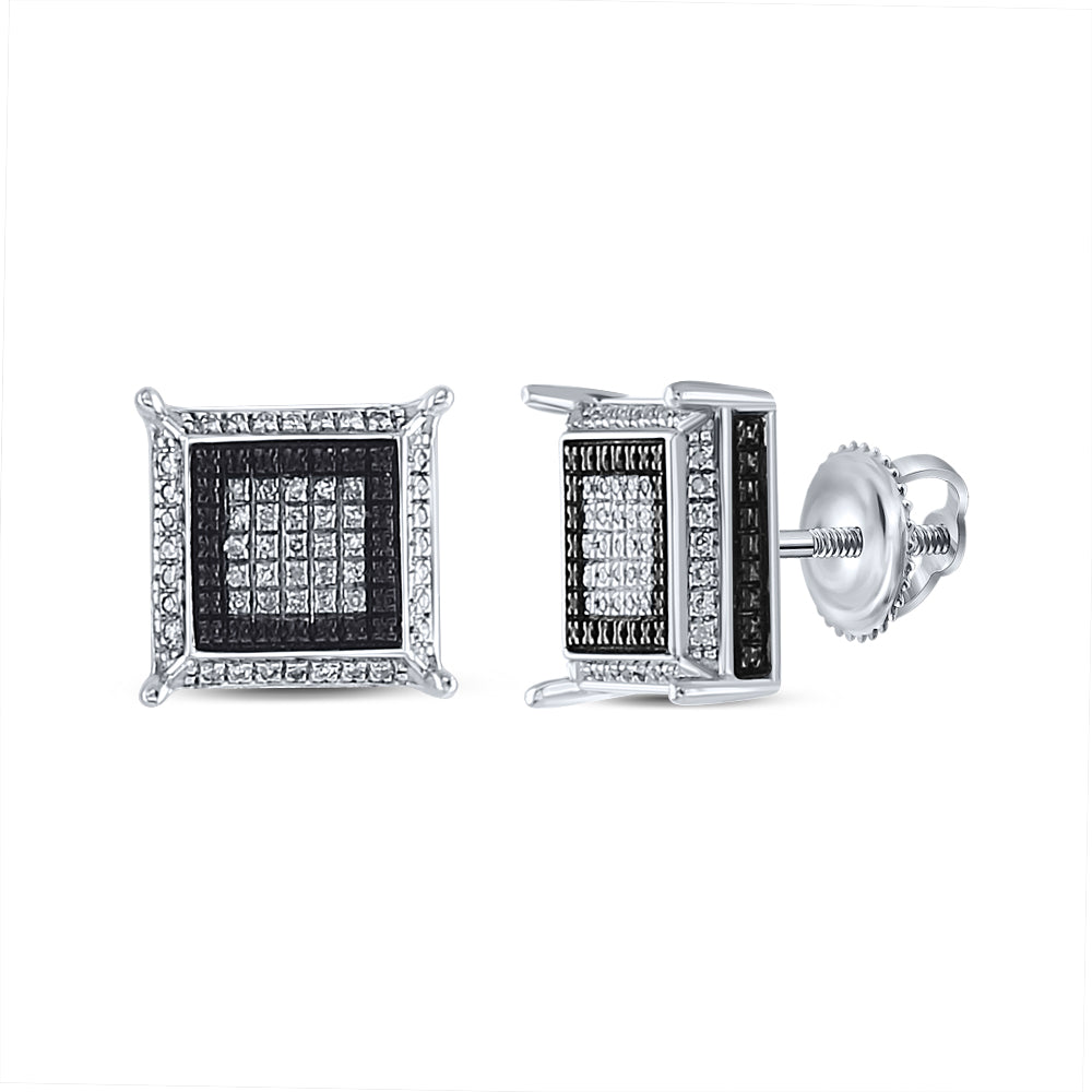 1/6CT-DIA MENS EARRINGS