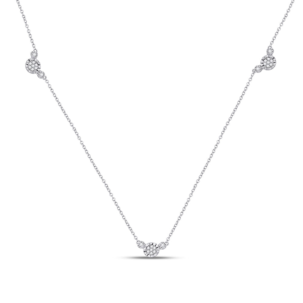 1/5CTW-DIA CN FASHION NECKLACES