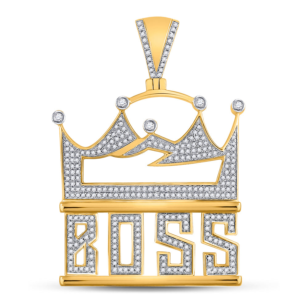 1CT-DIA P1P2 BOSS MENS CHARM