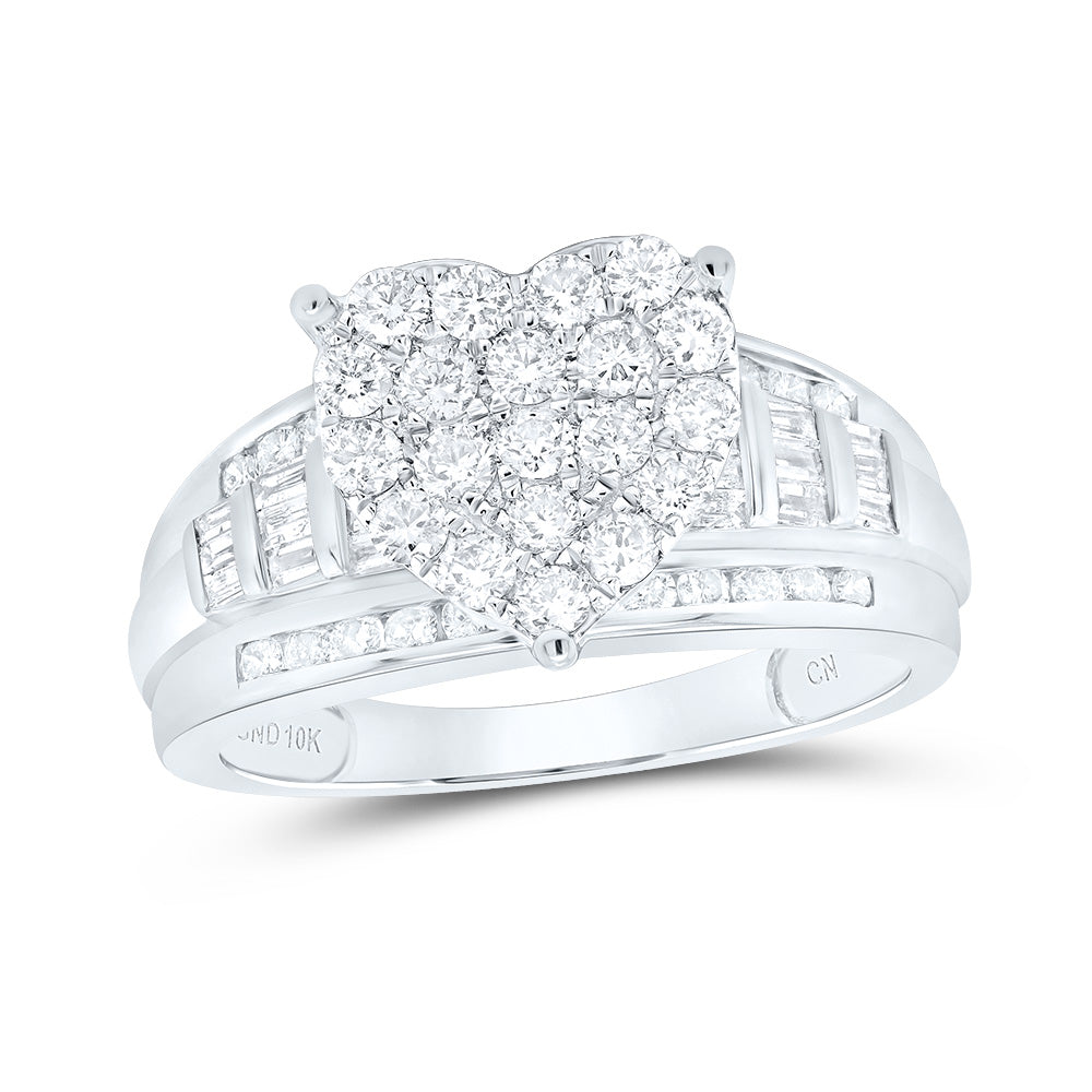 1CTW-DIA HEART RING-S5
