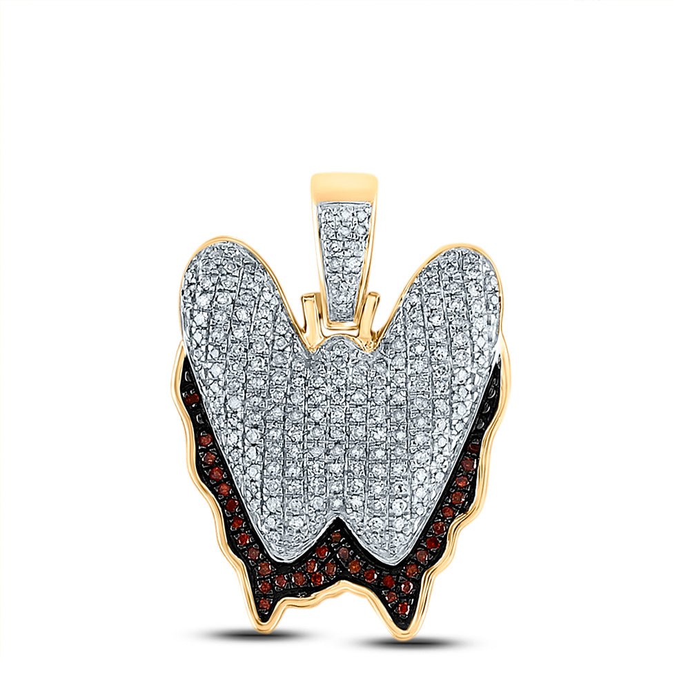 5/8CT-DIA INITIAL ""W"" PENDANT