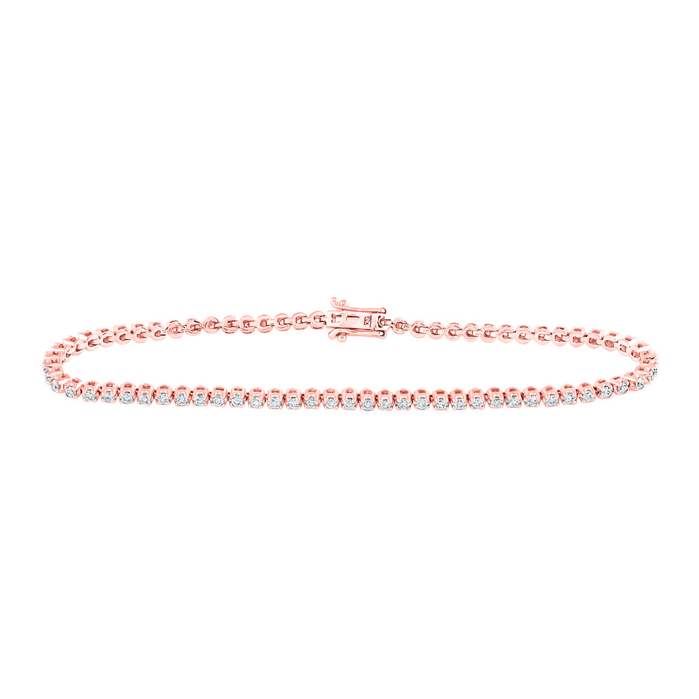 1 1/5CTW-DIA NK TENNIS BRACELET(7INCH)