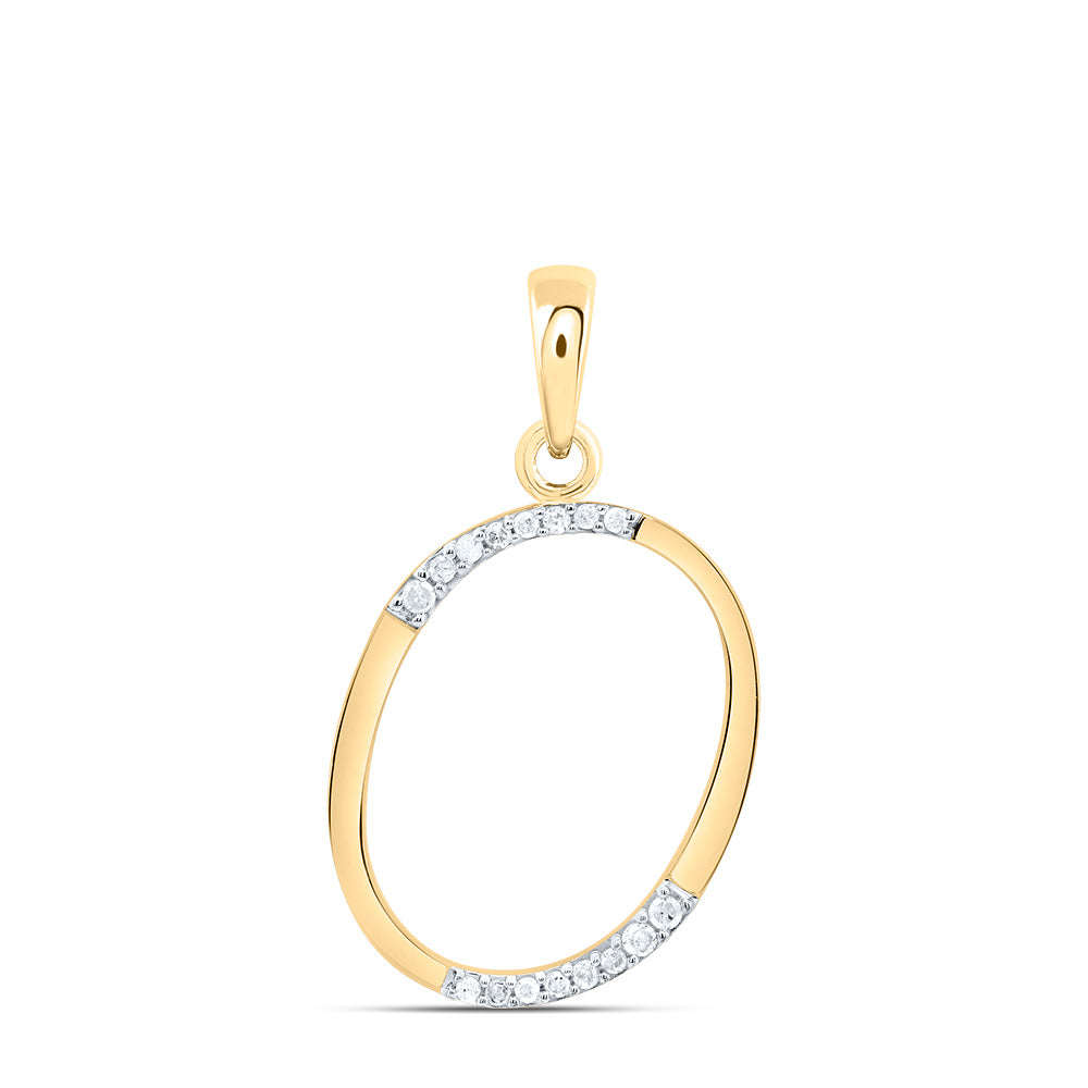 1/12CTW-DIA ""O "" PENDANT