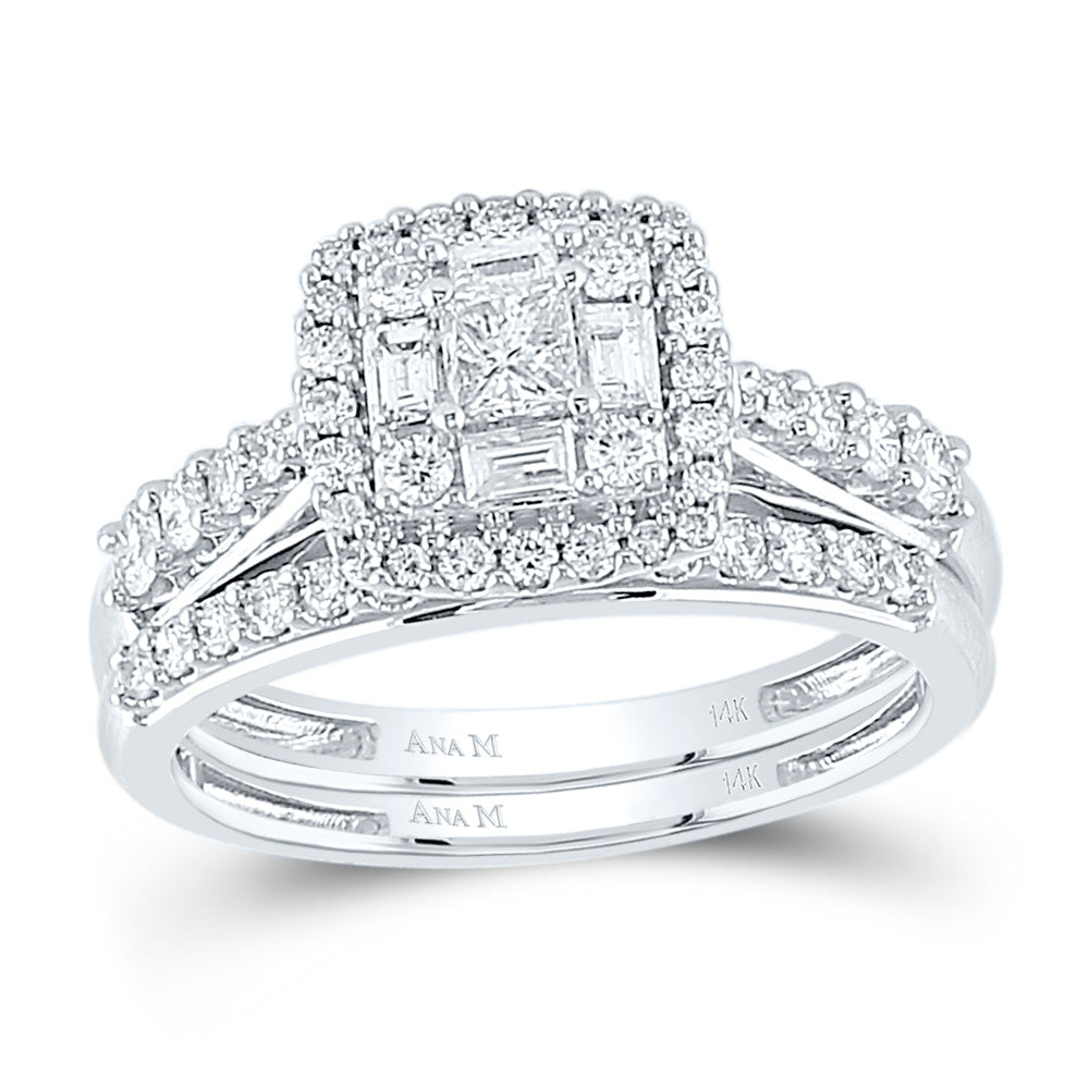 1CTW-DIA 1/6CT-CRD BRIDAL RING CERTIFIED