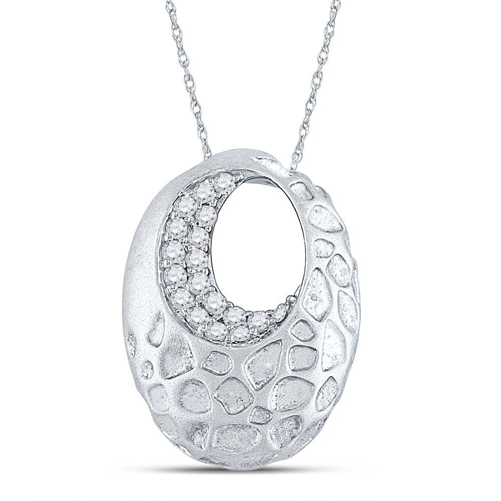 1/6CTW-DIA CN FASHION PENDANT