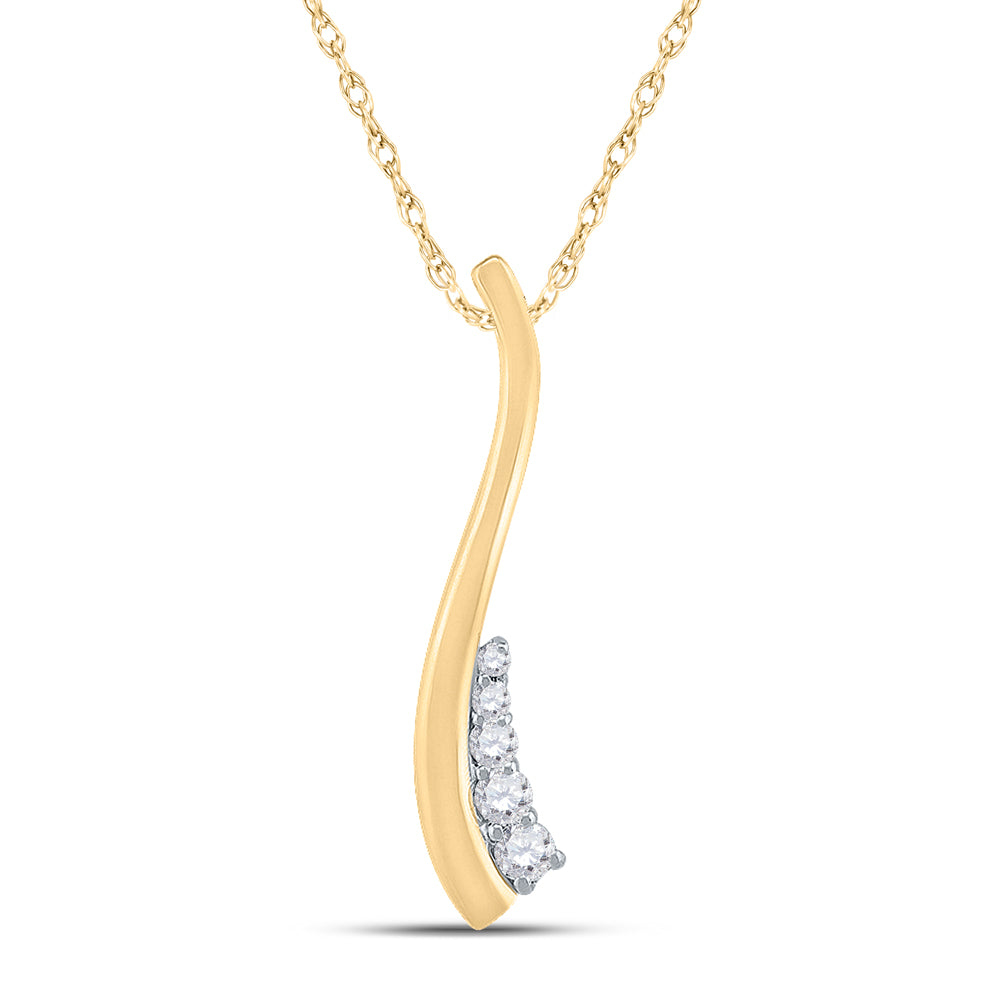 1/8CTW-DIA P1 FASHION PENDANT