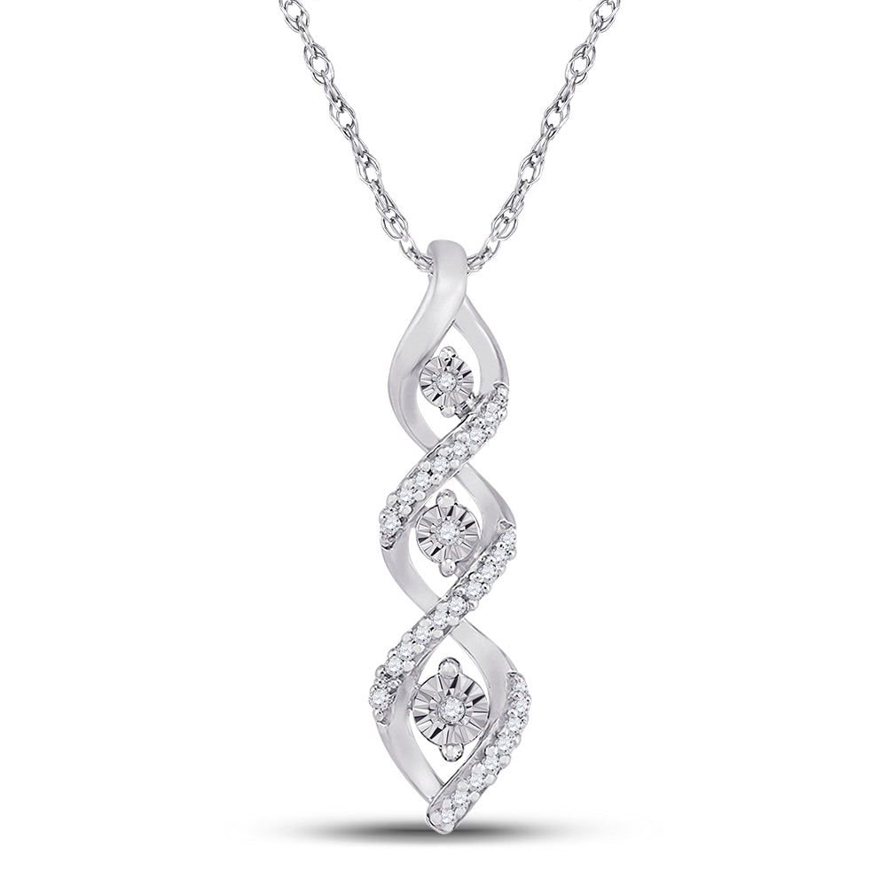 1/10CTW-DIA P2 GIFT PENDANT