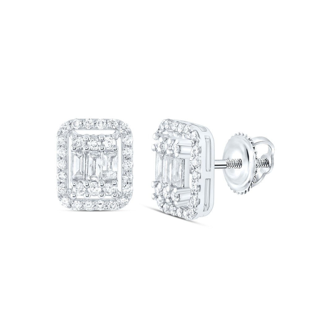 1/2CT-DIA ANA M DIANA RECTANGLE EARRING