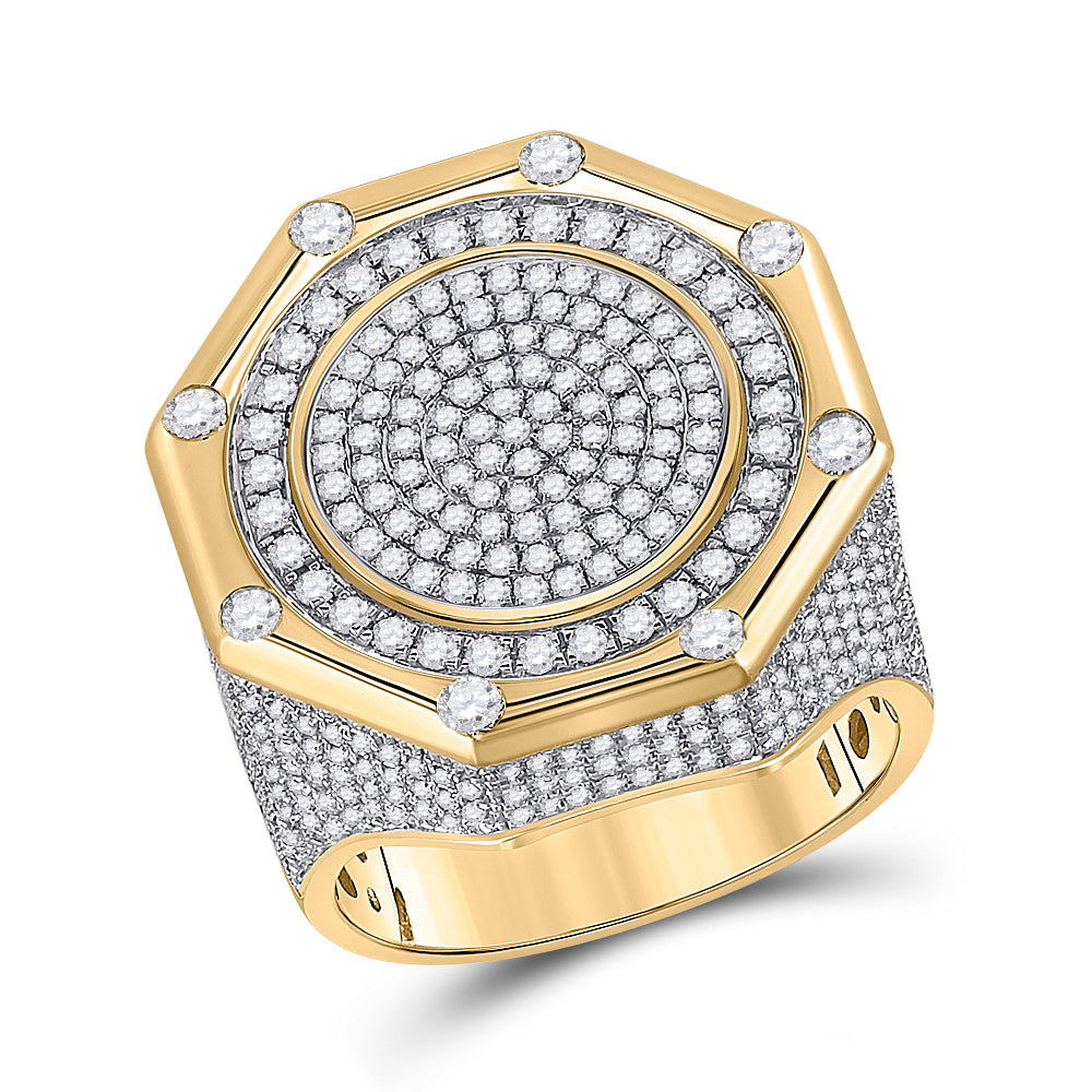 2 3/4CTW-DIA P1P2 MENS RING