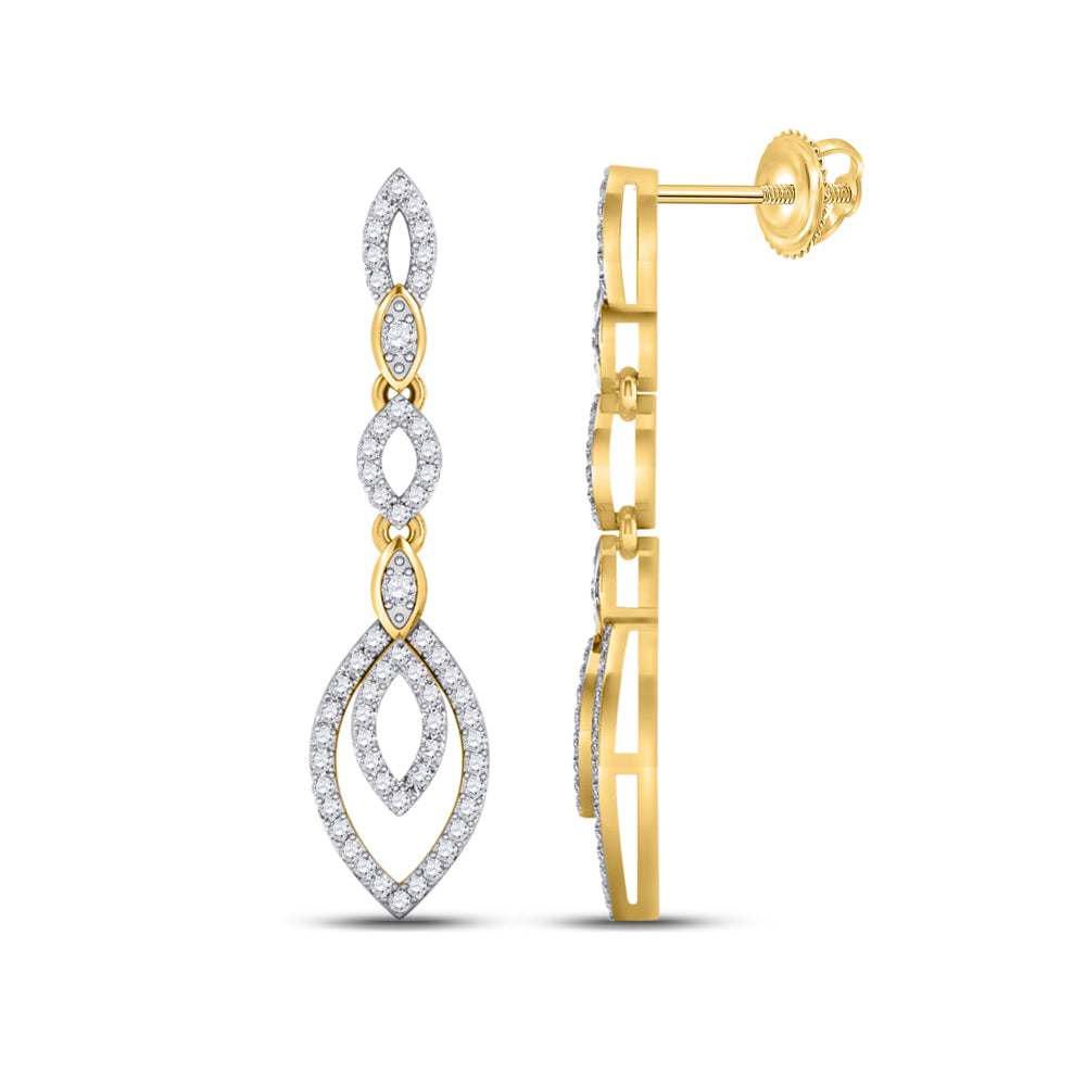 1/3CTW-DIA P1P2 GIFT DANGLE EARRINGS