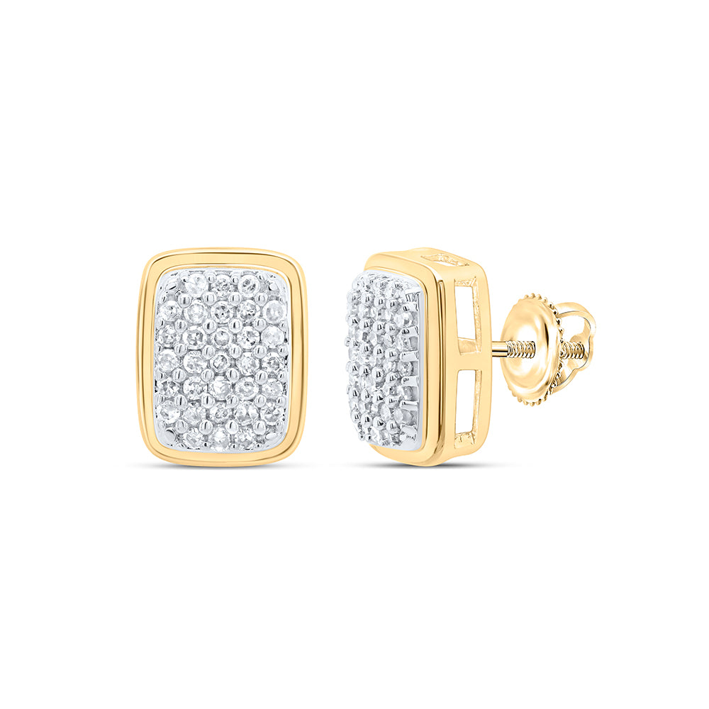 1/6CTW-DIA P1P2 GIFT RECTANGLE EARRINGS