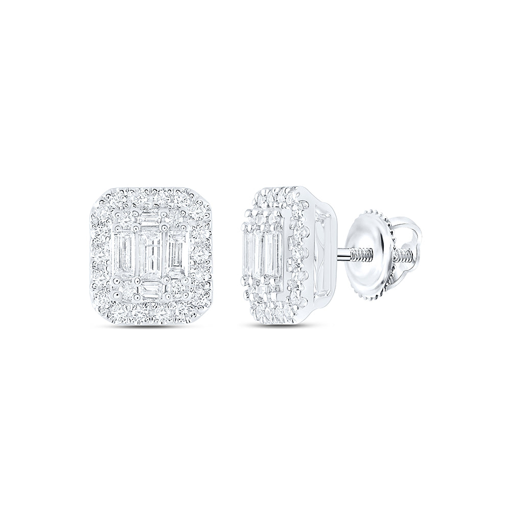 1/2CT-DIA ANA M FASHION EMERALD EARRING