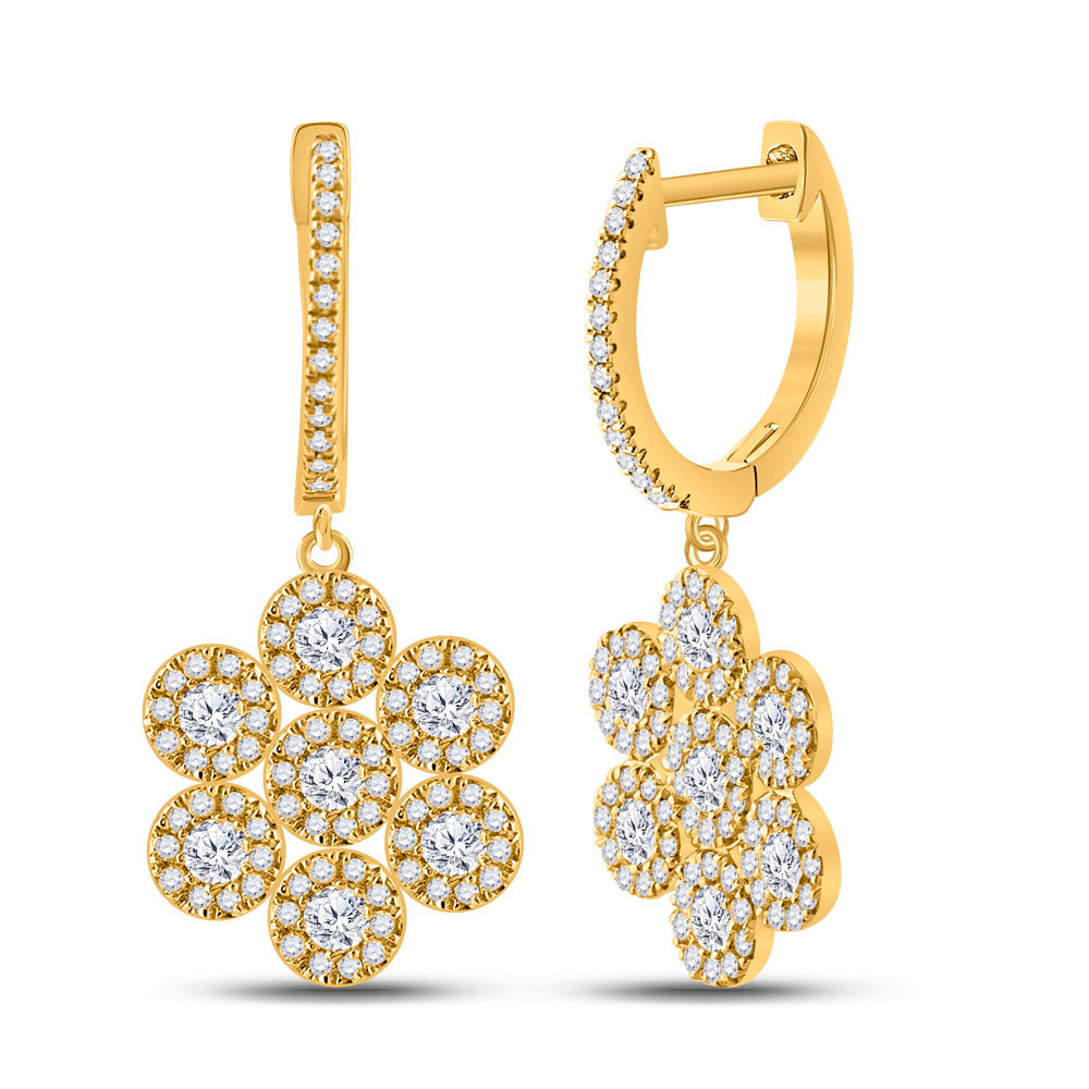 1 CTW-DIAMOND P1P2 FASHION DANGLING EARRING