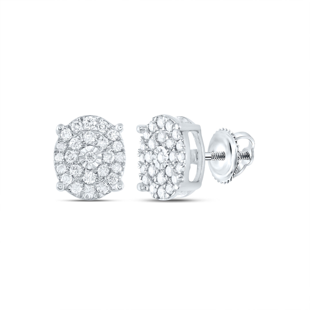 1/2CTW-DIA CN FASHION ROUND EARRING