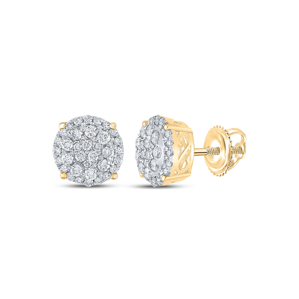 1 CTW-DIA ANA M ROUND EARRING