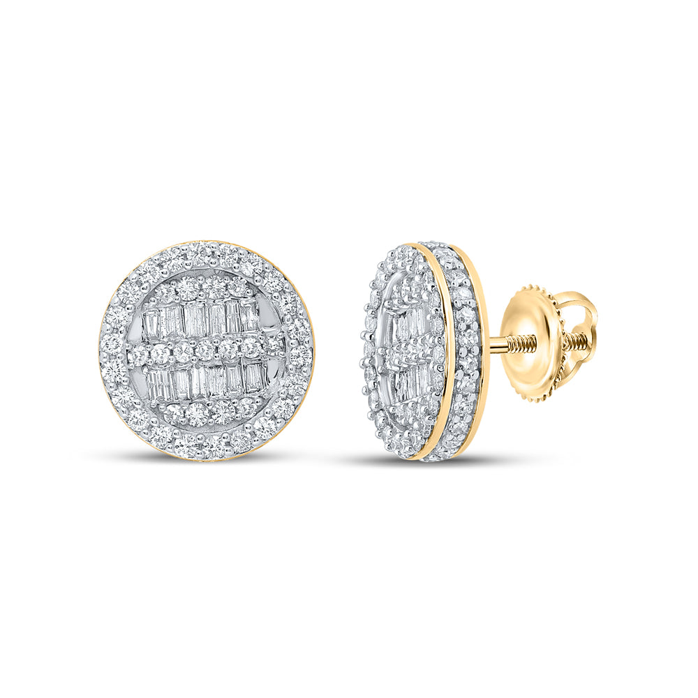 1 1/4CTW-DIA NK ROUND EARRING