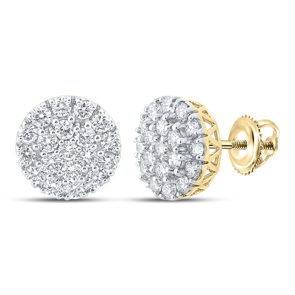 1 5/8CTW-DIA NK ROUND EARRING