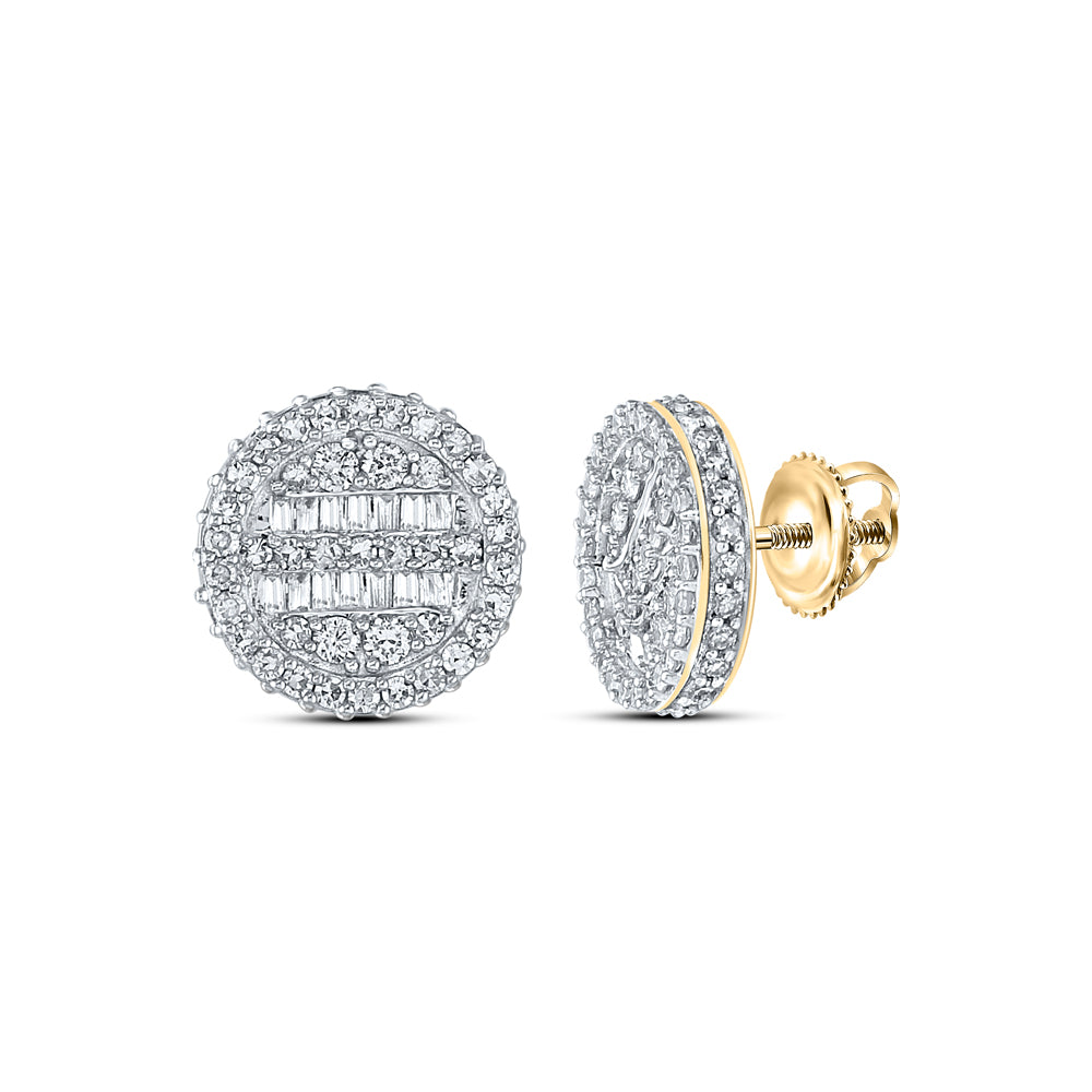 1CT-DIA NK ROUND EARRING