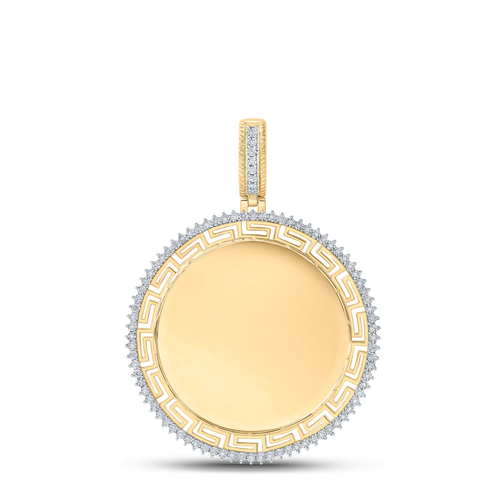 1/4CTW-DIA P1P2 MEMORY MENS CHARM