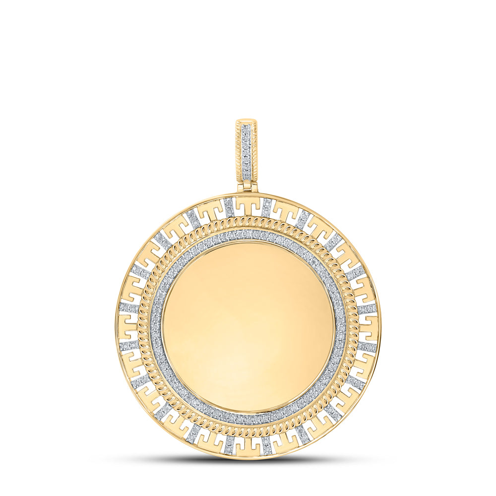 3/8CTW-DIA P1P2 MEMORY MENS CHARM