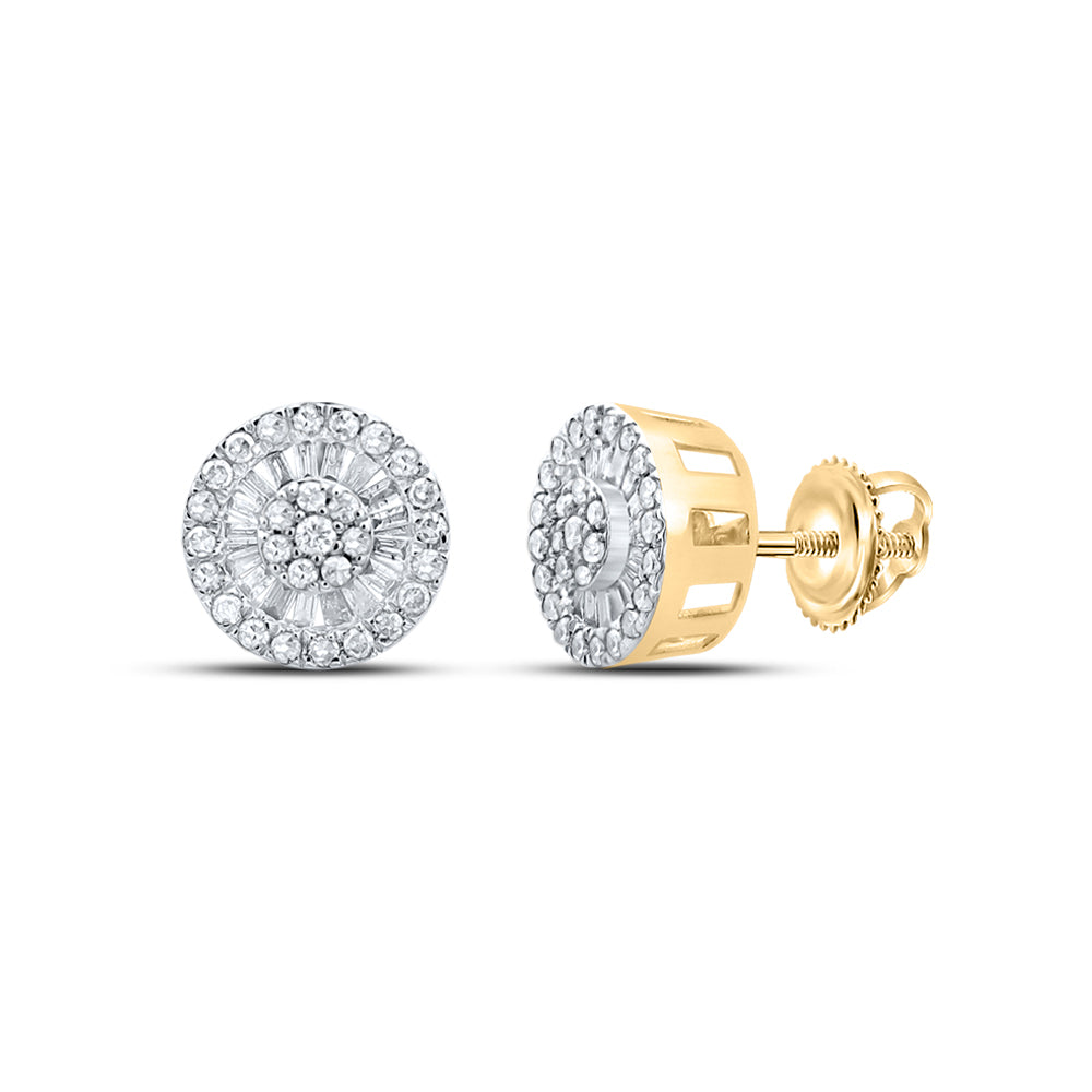 3/4CTW-DIA NK ROUND EARRING