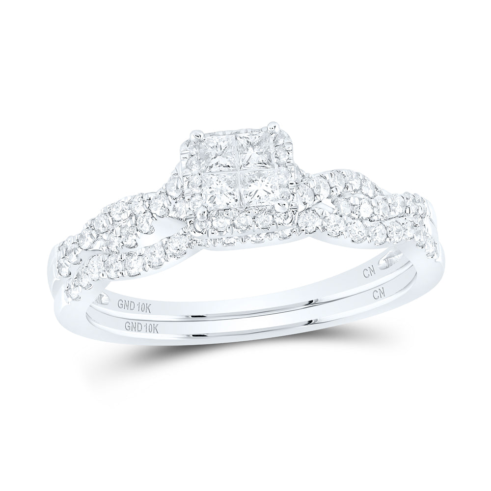 1/2CTW-DIA CN TESSERA BRIDAL SET